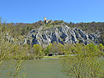 Blick zur Burg Randeck