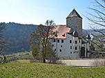 Ein letzter Blick auf die Burg Prunn