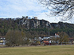 Blick über Arnsberg hinauf zum Schloss