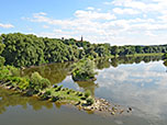 Blick von der Brücke...