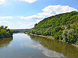 ...auf die Donau