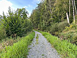 ...und folgen einem Graben nordwestwärts
