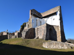 Die gut erhaltenen Reste der Burgkapelle