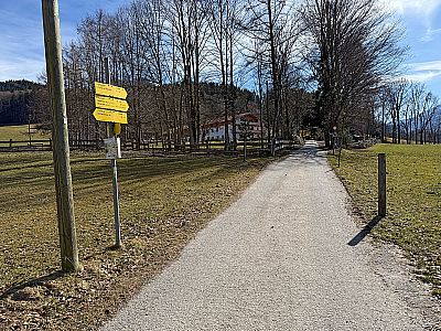 ...und steuern auf den Bucherhof zu