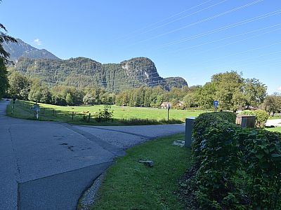 Hier biegen wir rechts ab ...