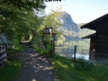 Die Schiffsanlegestelle "Altjoch
Walchenseekraftwerk"