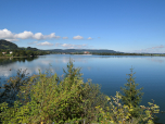 Der Ausblick über den See nach Schlehdorf
