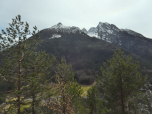 Im Süden die Blaueisspitze und der Hochkalter