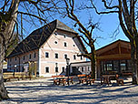 Der Klosterwirt mit seinem Biergarten