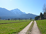 Mit Blick auf den Hochstaufen...