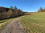 ...über einen Feldweg