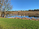 Blick über den Berger See auf Berg
