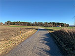 In Manzing biegen wir rechts ab, ...