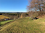 Rastbankerl an der Burg mit schönem Ausblick