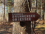 Der Weg ist bestens ausgeschildert
