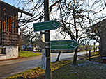 Der Weg ist bestens ausgeschildert