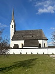 Los gehts an der Kirche St. Andreas in Egerndach
