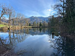 ...und erreichen einen See
