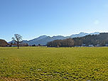Blick zum Hochfelln und zum Hochgern...