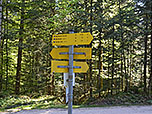 ...und wählen die rechte Variante der Bäckeralm-Runde