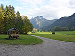 ...zum Wanderparkplazt bei Hinterwössen