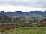 Blick von der Dandlbergalm zum Wendelstein