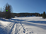 Wir erreichen das weitläufige Gelände der Hemmersuppenalm