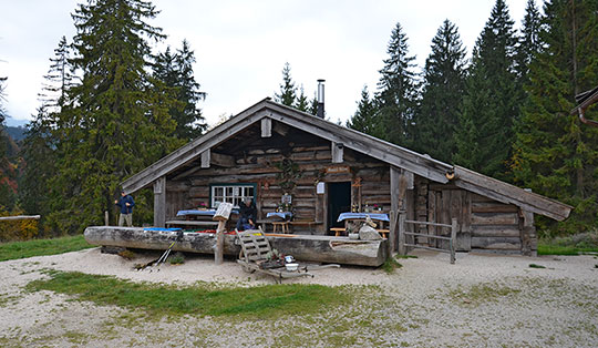 Kaitlalm über den Sackgrabensteig