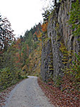 Der Fahrweg leitet uns...