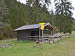 Unterstandshaus bei den Schwarzachenalmen