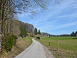 Von Aigen folgen wir der Straße Richtung Hintergschwendt