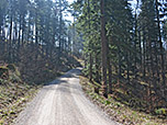 Kurzzeitig nimmt die Steigung etwas zu