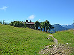 ...erreichen wir die Taubenseehütte