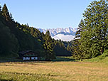 Blick über die Peterer Alm