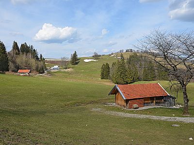 Blick über das schöne Almgelände
