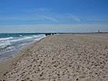 Wir folgen dem Strand südwestwärts...