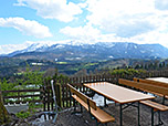 Ausblick vom Biergarten