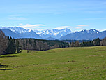 Blick zur Zugspitze
