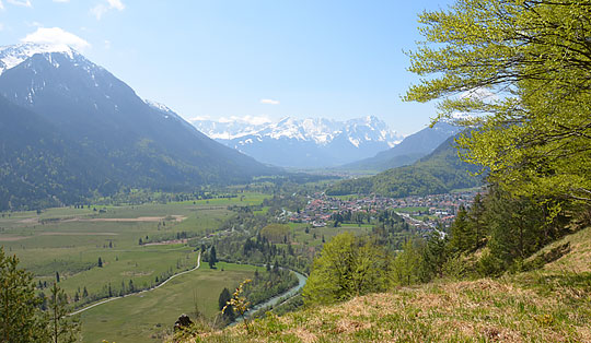 Wandern rund um  Oberau