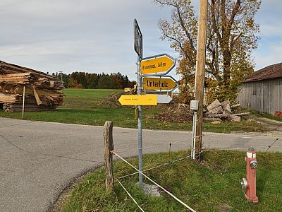 In Obholz biegen wir links ab