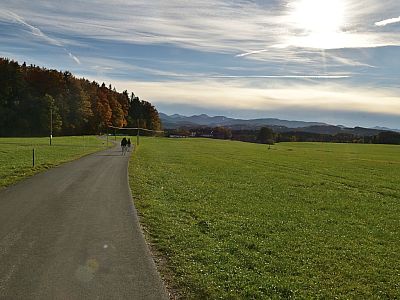 ... und folgen der Straße bis Untermoos.