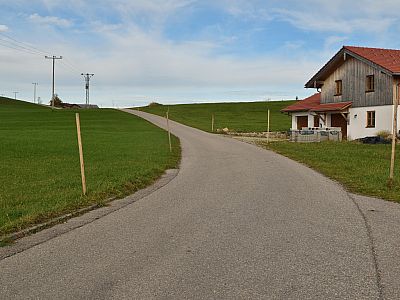 Die Steigung hält sich in Grenzen