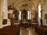 Wir werfen noch einen Blick auf den Innenraum der Wallfahrtskirche
