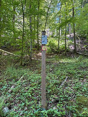 Dann biegen wir links ab...