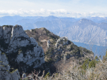 Der Blick auf den Aussichtspunkt Punta di Vo
