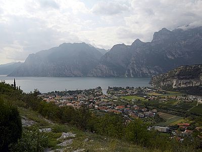 ... und das Nordufer des Gardasees.