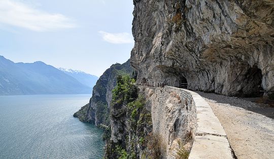 Auf der Ponalestraße von Riva nach Pregasina