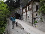 Am dritten Tunnel befindet sich die Ponale Sperre, eine alte Bunkeranlage.