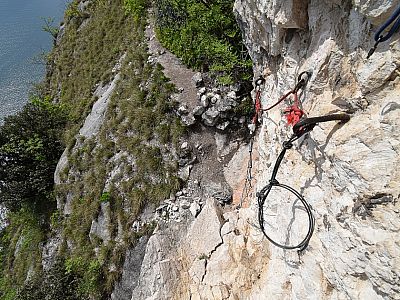 ... dann erreichen wir die zweite Schlüsselstelle.