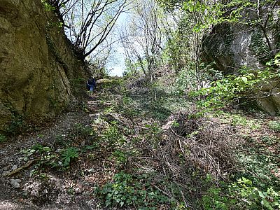 Endlich haben wir das Ende der Scharte erreicht